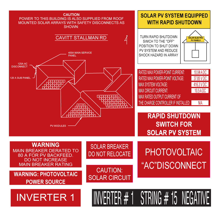 PV Labels